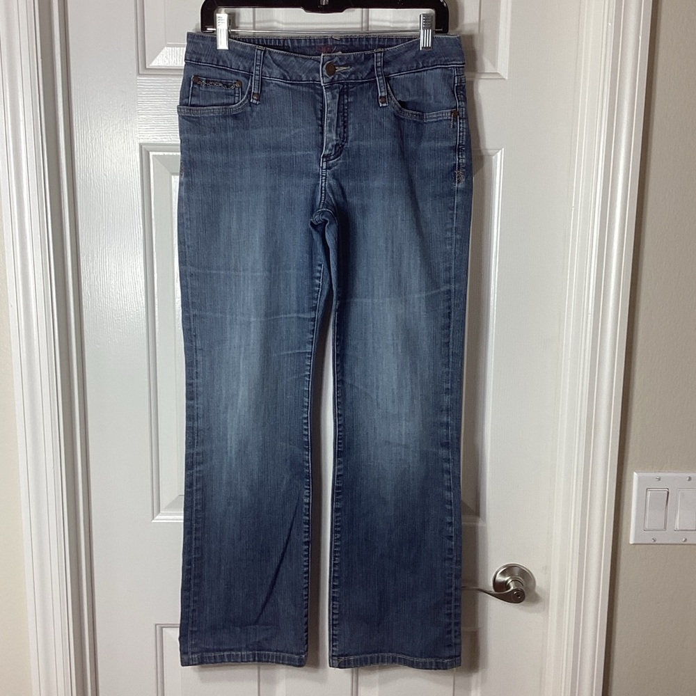 Worn brand Faded Blue boot Leg Jean Sz 10